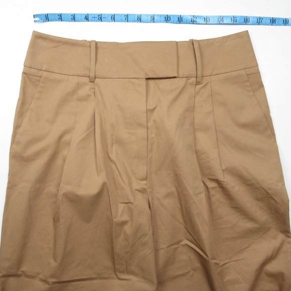 Anthropologie Exquise Barrel-Leg Chino Pants Cedar Brown - Large - Picture 6 of 10